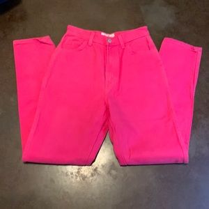 Hot Pink Jeanjer by Jordache Jeans (Western, Barbie Pink)